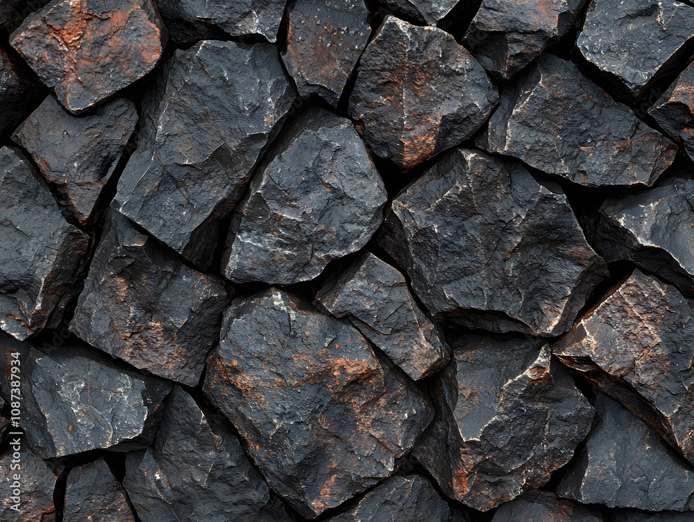 Close-Up View of Dark Textured Natural Rock Surface with Irregular Shapes Suitable for Backgrounds, Designs, and Textures in Various Contexts Close-Up View of Dark Textured Natural Rock Surface with Irregular Shapes Suitable for Backgrounds, Designs, and Textures in Various Contexts