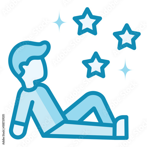 Star Gazing Icon