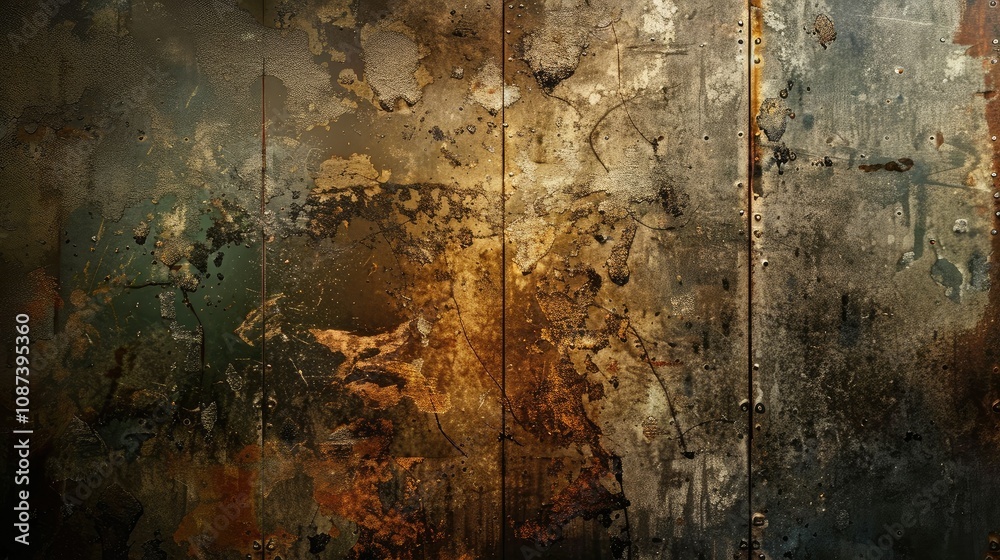 Obraz premium Raw grunge textures adding depth to design