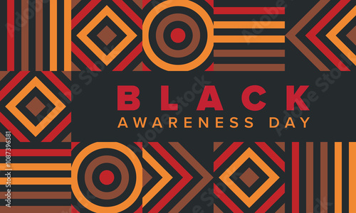Black Awareness Day. Holiday in Brazil. Afro Brazilians. Celebrate awareness by the black community in November. African and brazilian culture. Black history art. Vector illustration