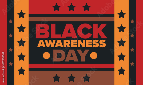 Black Awareness Day. Holiday in Brazil. Afro Brazilians. Celebrate awareness by the black community in November. African and brazilian culture. Black history art. Vector illustration