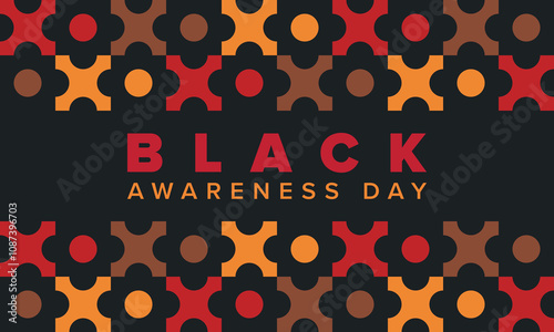 Black Awareness Day. Holiday in Brazil. Afro Brazilians. Celebrate awareness by the black community in November. African and brazilian culture. Black history art. Vector illustration