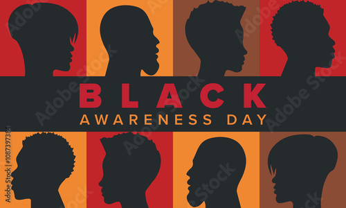 Black Awareness Day. Holiday in Brazil. Afro Brazilians. Celebrate awareness by the black community in November. African and brazilian culture. Black history art. Vector illustration