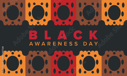 Black Awareness Day. Holiday in Brazil. Afro Brazilians. Celebrate awareness by the black community in November. African and brazilian culture. Black history art. Vector illustration