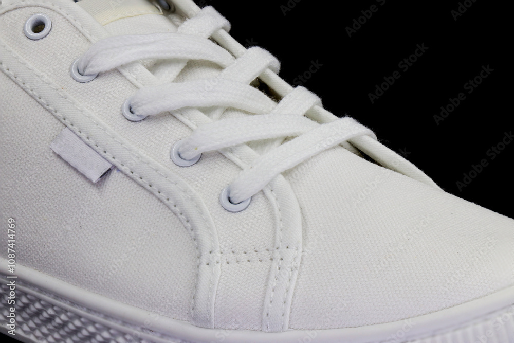 shoes isolated on black
