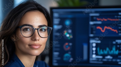 Free Download Diverse team of data scientists collaborating and reviewing model results on multiple monitors with visual clues highlighting efforts to detect and eliminate bias in the analytics and insights - GFXLoad