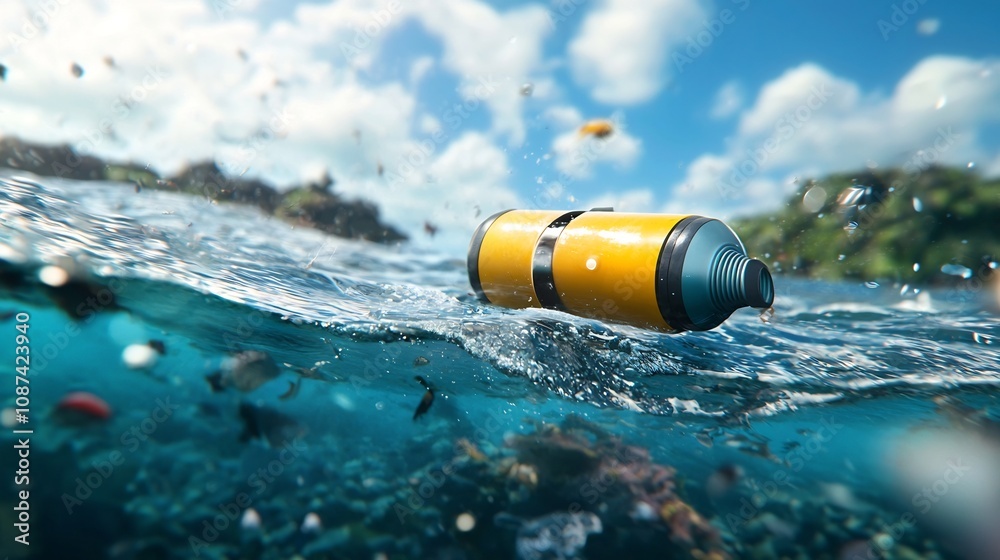 Photo & Art Print Innovative marine wave energy converter prototype ...