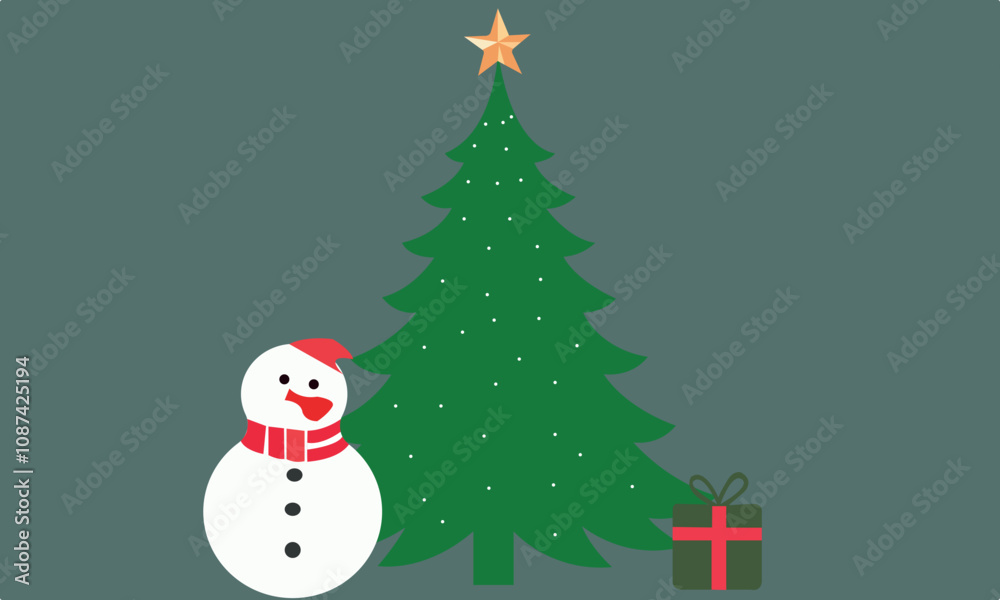 Christmas Tree Silhouette Vector Set with Festive Lights. Silhouette Christmas tree vector art. green Christmas Tree Silhouette Vector Set with Festive Lights. Silhouette Christmas tree vector art. green