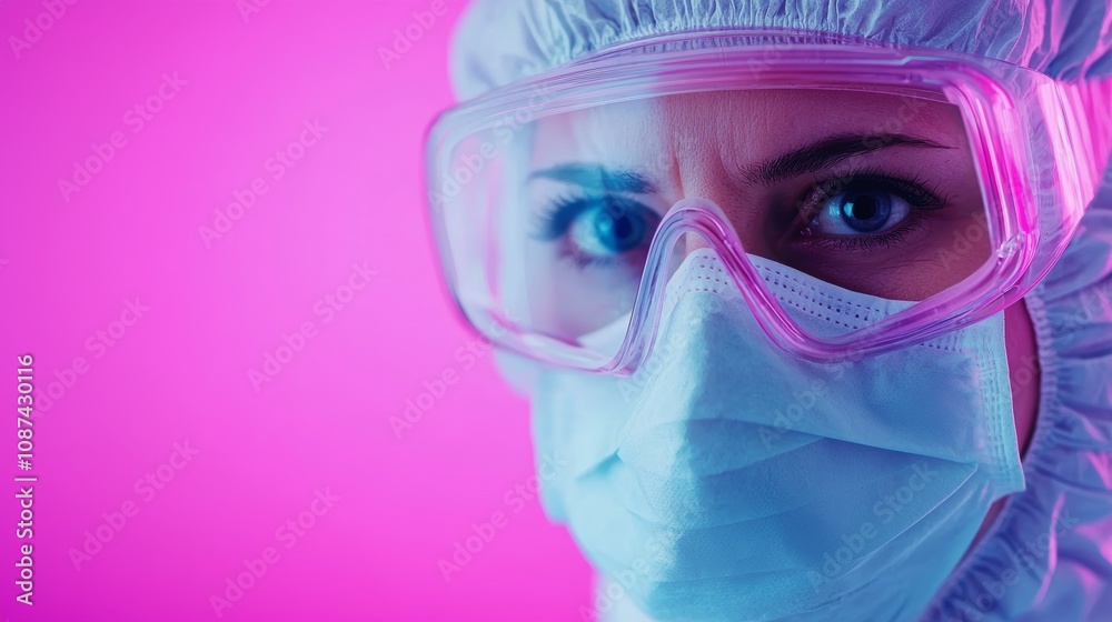 Dedicated Healthcare Worker in Protective Gear