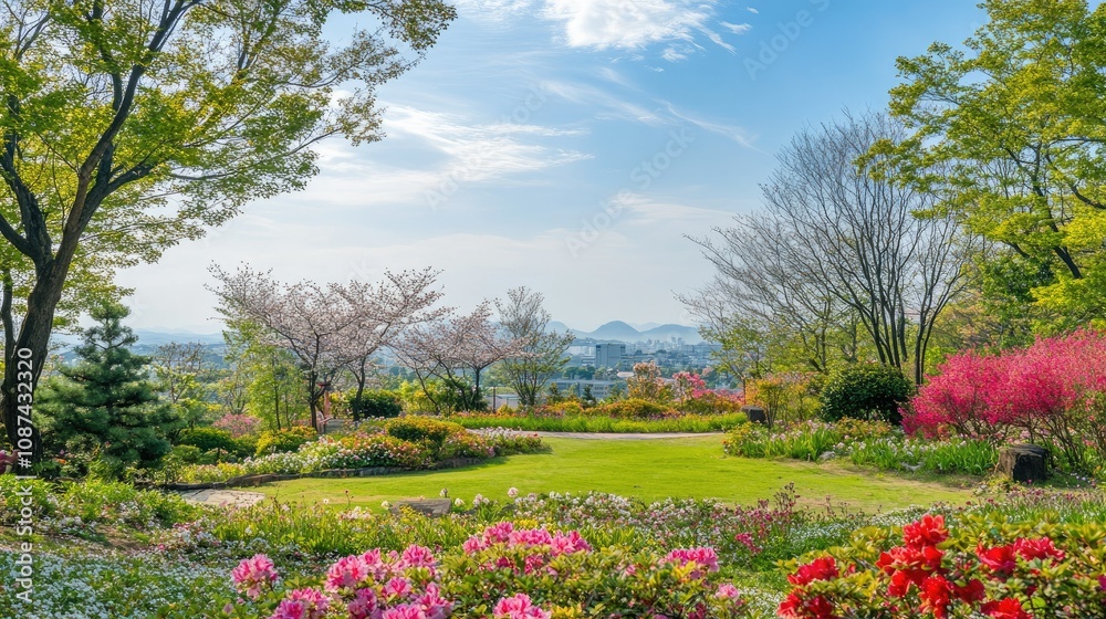 Scenic View of Hanadaka Observation Flower Park Scenic View of Hanadaka Observation Flower Park