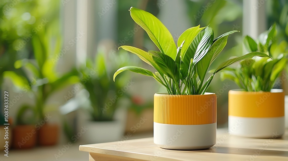 Vibrant Eco Friendly Bioplastic Planter Upcycled from Organic Waste Innovative Sustainable Design for Modern Home and Office Decor Vibrant Eco Friendly Bioplastic Planter Upcycled from Organic Waste Innovative Sustainable Design for Modern Home and Office Decor