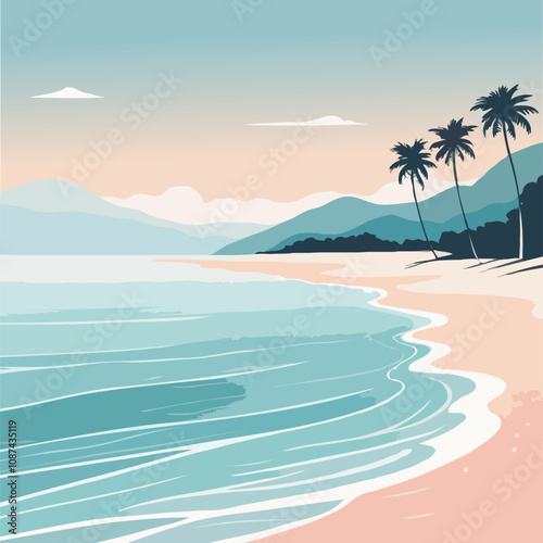 Serene Beachscape
