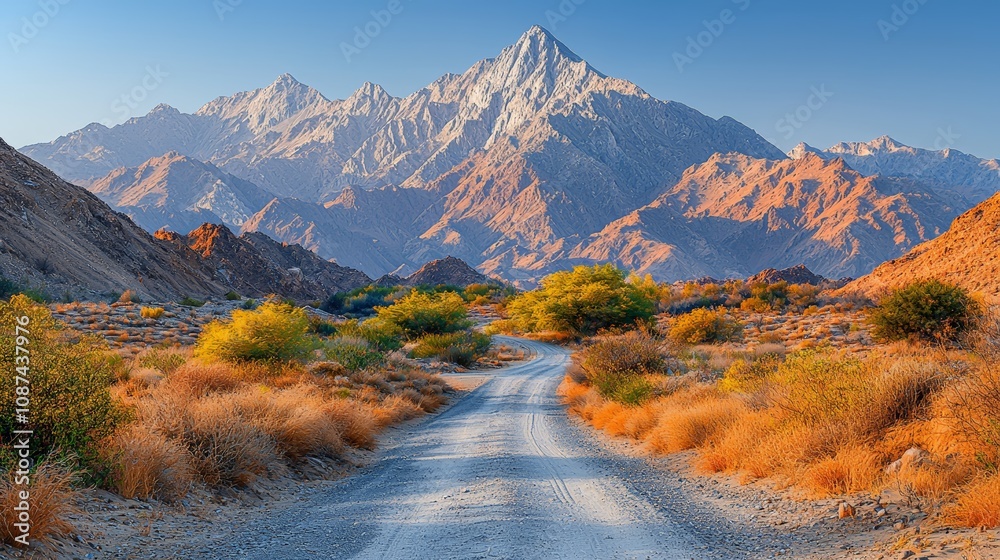 Hingol National Park with Princess of Hope rock formation Hingol National Park with Princess of Hope rock formation
