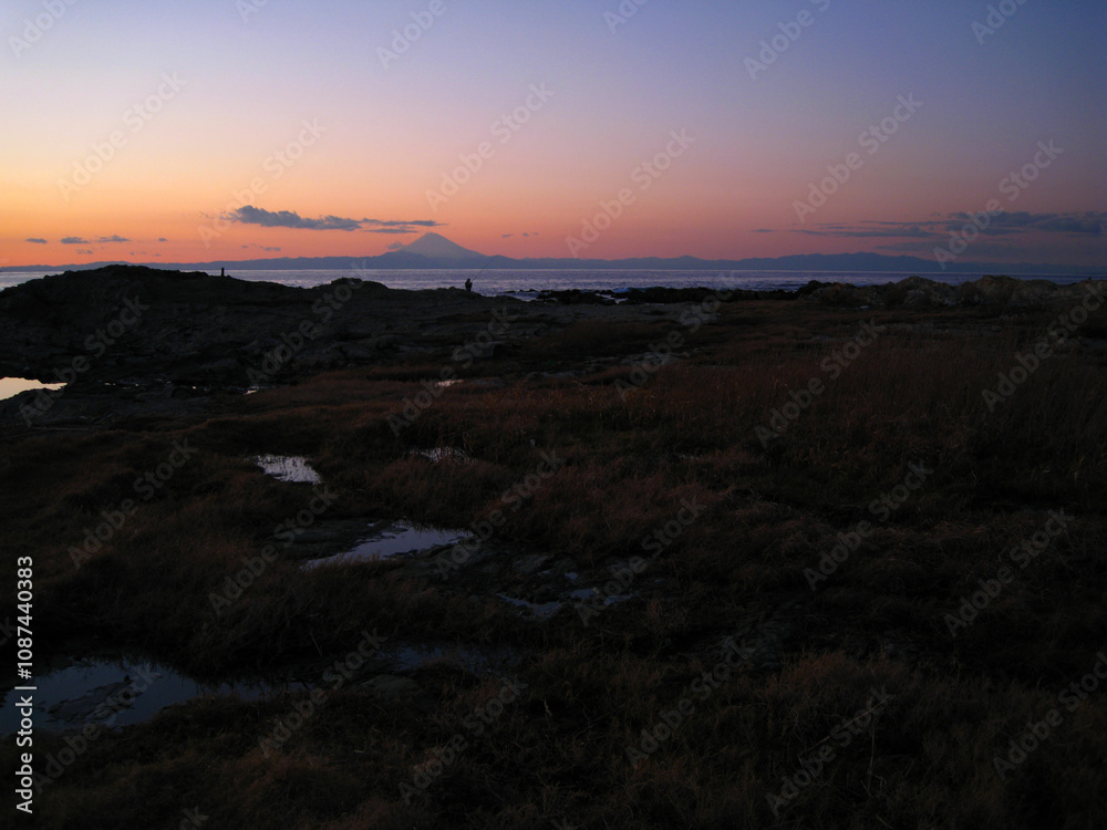 Fototapeta premium 磯釣りの風景(千葉県館山)