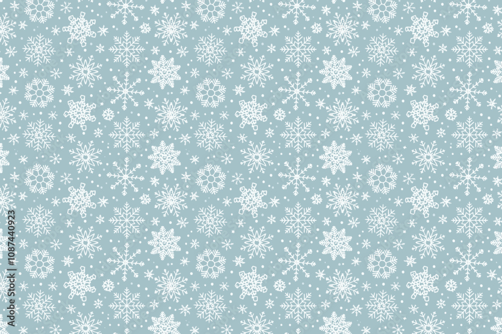 Winter background, snowflakes on a beautiful background Winter background, snowflakes on a beautiful background