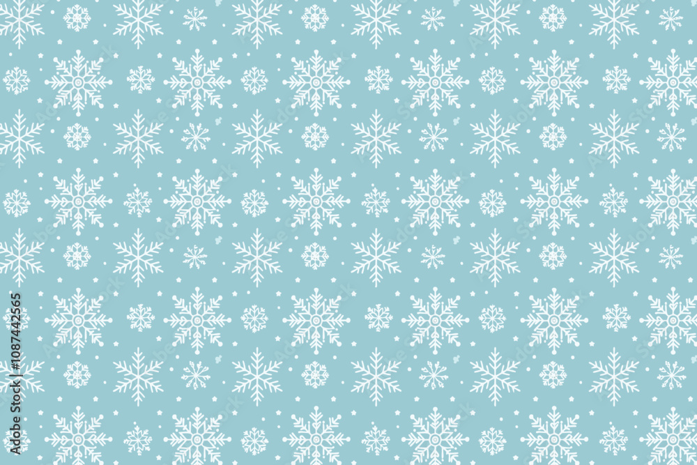 Winter background, snowflakes on a beautiful background Winter background, snowflakes on a beautiful background