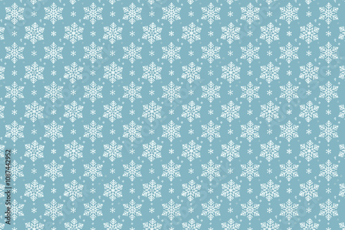 Winter background, snowflakes on a beautiful background