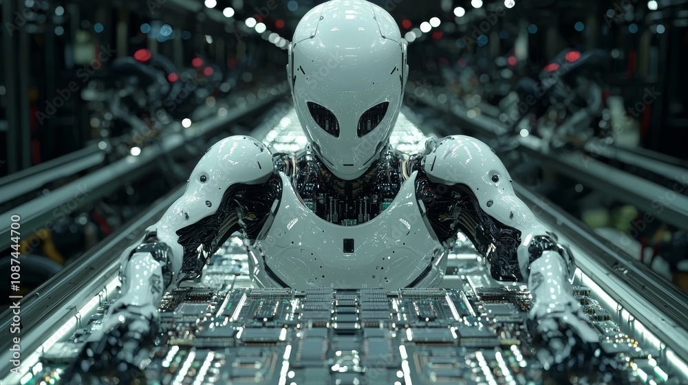 Robotics in Microelectronics Manufacturing Process