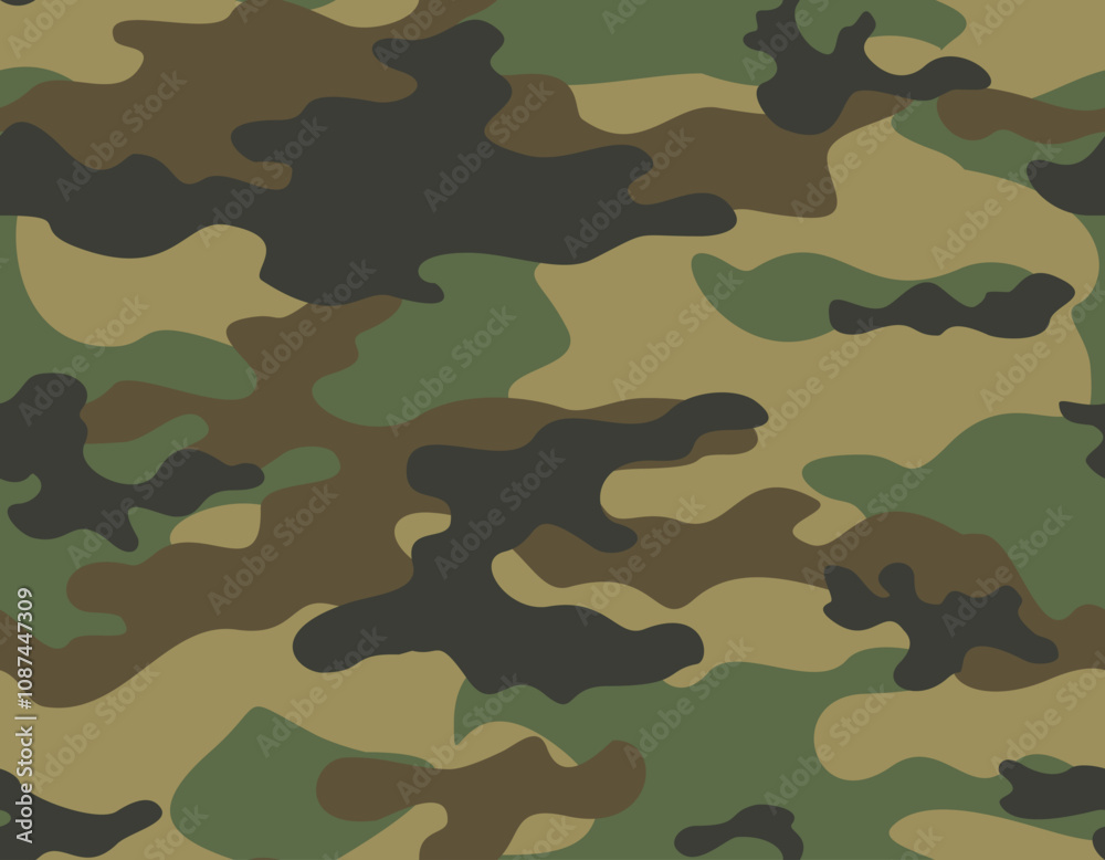 
modern military camouflage seamless fashion pattern classic urban design