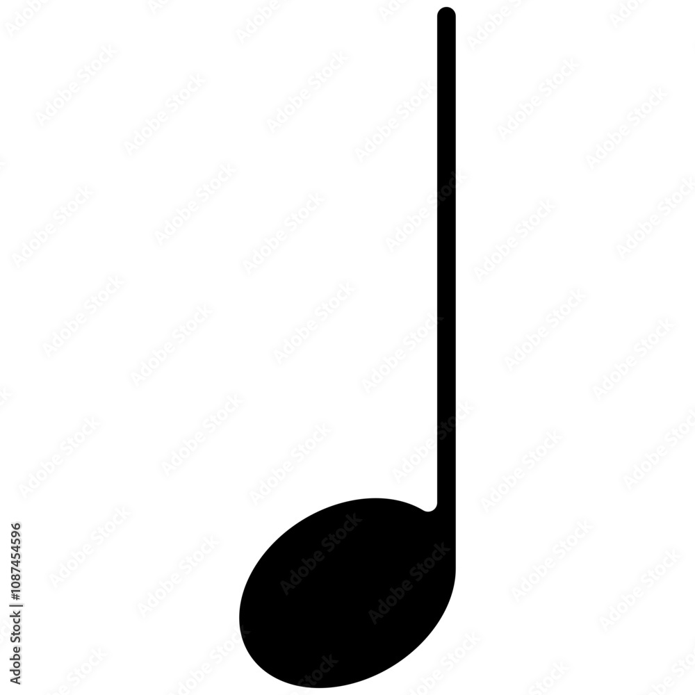 Ταπετσαρία quarter note or crotchet music or musical symbol