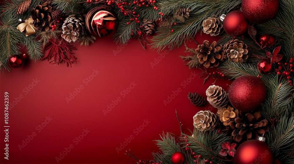Christmas tree decoration background Christmas tree decoration background