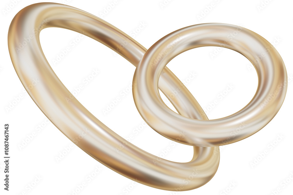 Gold Abstract, mat metal, 3d Golden element. Isolated object on transparent background Gold Abstract, mat metal, 3d Golden element. Isolated object on transparent background