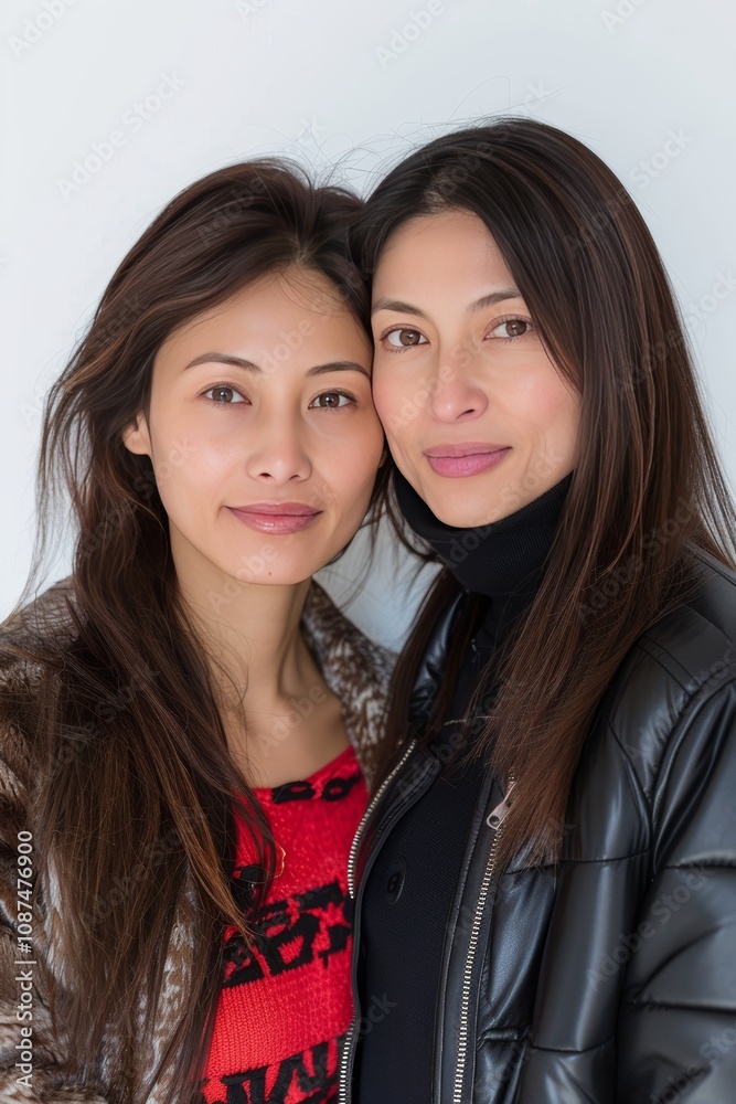 Heartwarming Portrait of Mother and Daughter Embracing Love and Connection Heartwarming Portrait of Mother and Daughter Embracing Love and Connection