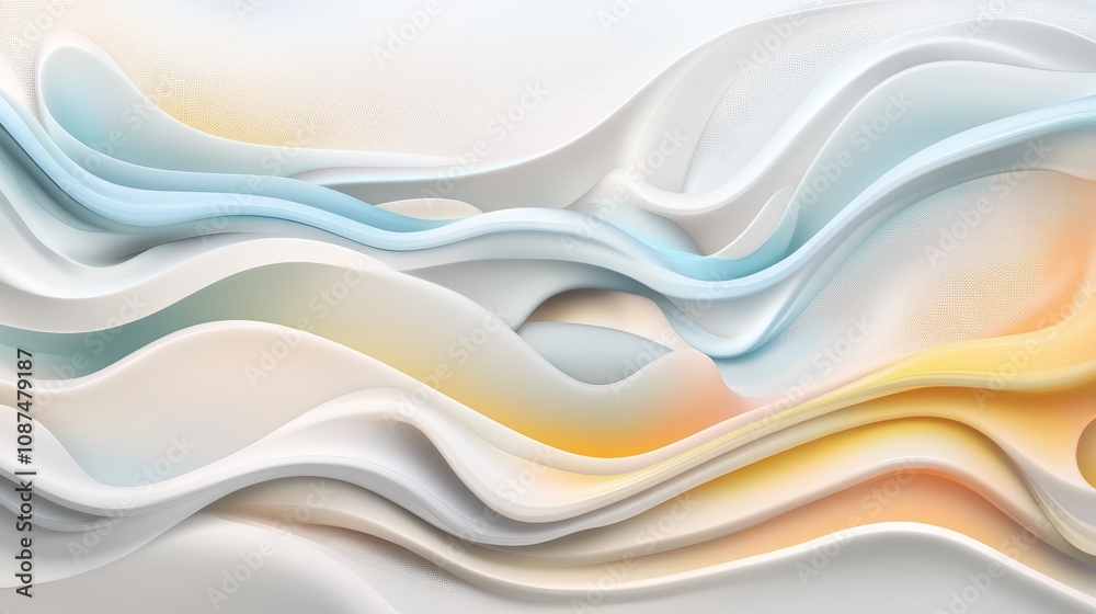 Obraz premium Abstract background with flowing wavy lines, a dynamic and visually appealing design for modern creative projects