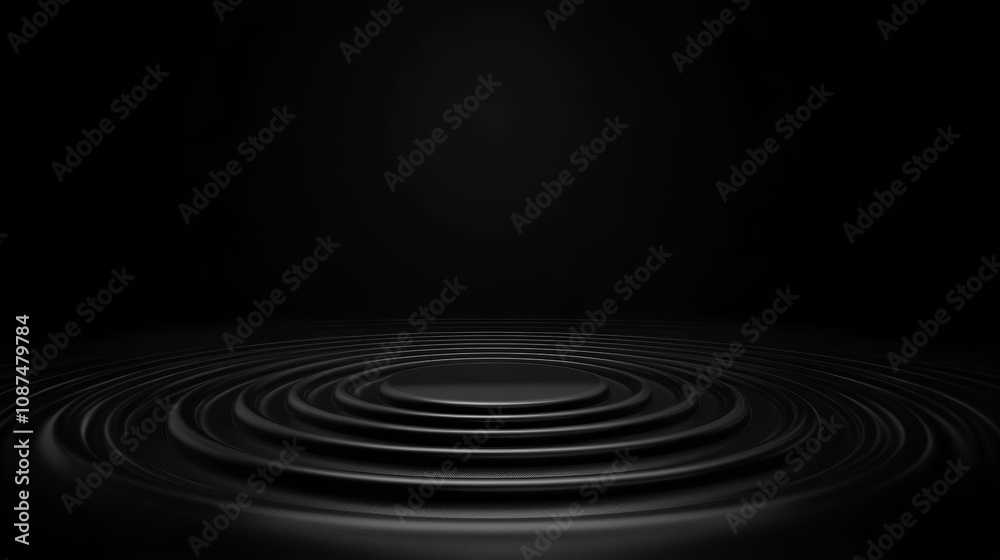Mesmerizing ripples and light on a dark background, abstract texture, modern design, elegant wallpaper for your digital space Mesmerizing ripples and light on a dark background, abstract texture, modern design, elegant wallpaper for your digital space