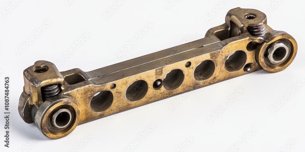 Timing Chain Guide Damper for internal combustion engines showcasing an aged motor component. This timing chain guide damper plays a crucial role in maintaining timing accuracy and engine performance.