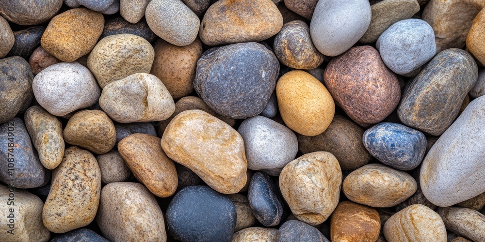 Rough textured pebbles arranged in a pile create an appealing visual, perfect for use as wallpaper or background designs that enhance any creative project with their unique charm. Rough textured pebbles arranged in a pile create an appealing visual, perfect for use as wallpaper or background designs that enhance any creative project with their unique charm.