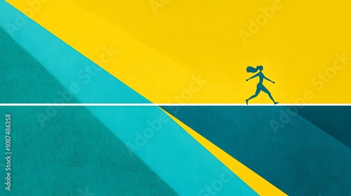 A person crossing a finish line, representing achieving a goal and solving a problem. 