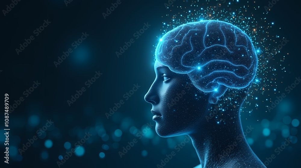 Fototapeta premium The concept of artificial intelligence