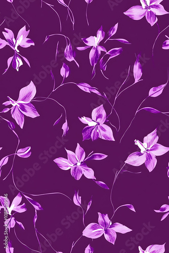 Elegant Floral Design Wallpaper for Luxurious Rooms