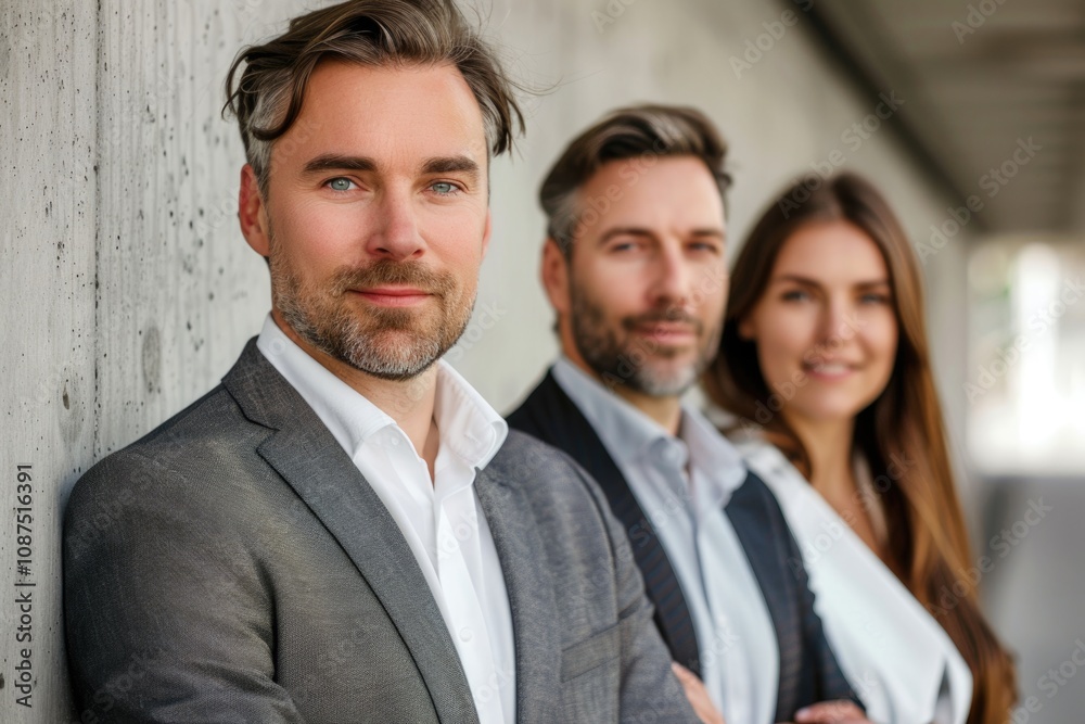 Successful Men And Women. Smart Business Team Faces Portrait with Happy and Confident Manager Successful Men And Women. Smart Business Team Faces Portrait with Happy and Confident Manager