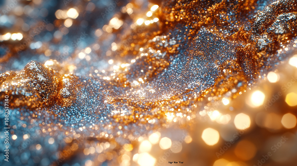 Golden drops close up Golden drops close up