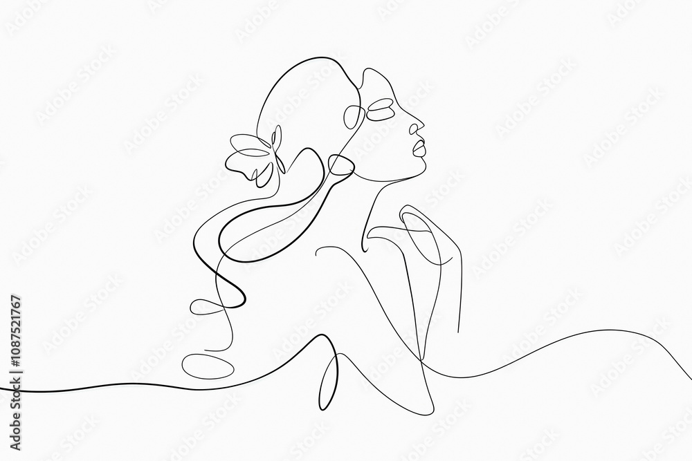 illustration of a woman illustration of a woman