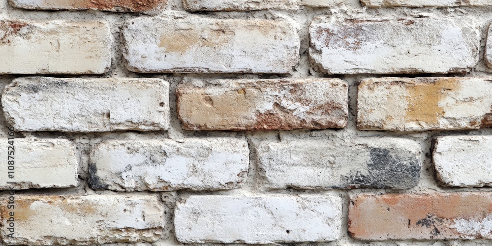 Cream and white brick wall texture creates a unique background. This brick wall texture is perfect for showcasing brickwork and stonework designs in interior settings. Cream and white brick wall texture creates a unique background. This brick wall texture is perfect for showcasing brickwork and stonework designs in interior settings.