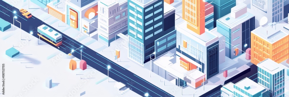 This urban landscape features innovative buildings linked through cutting-edge AI networks, emphasizing technology in city design. Generative AI This urban landscape features innovative buildings linked through cutting-edge AI networks, emphasizing technology in city design. Generative AI