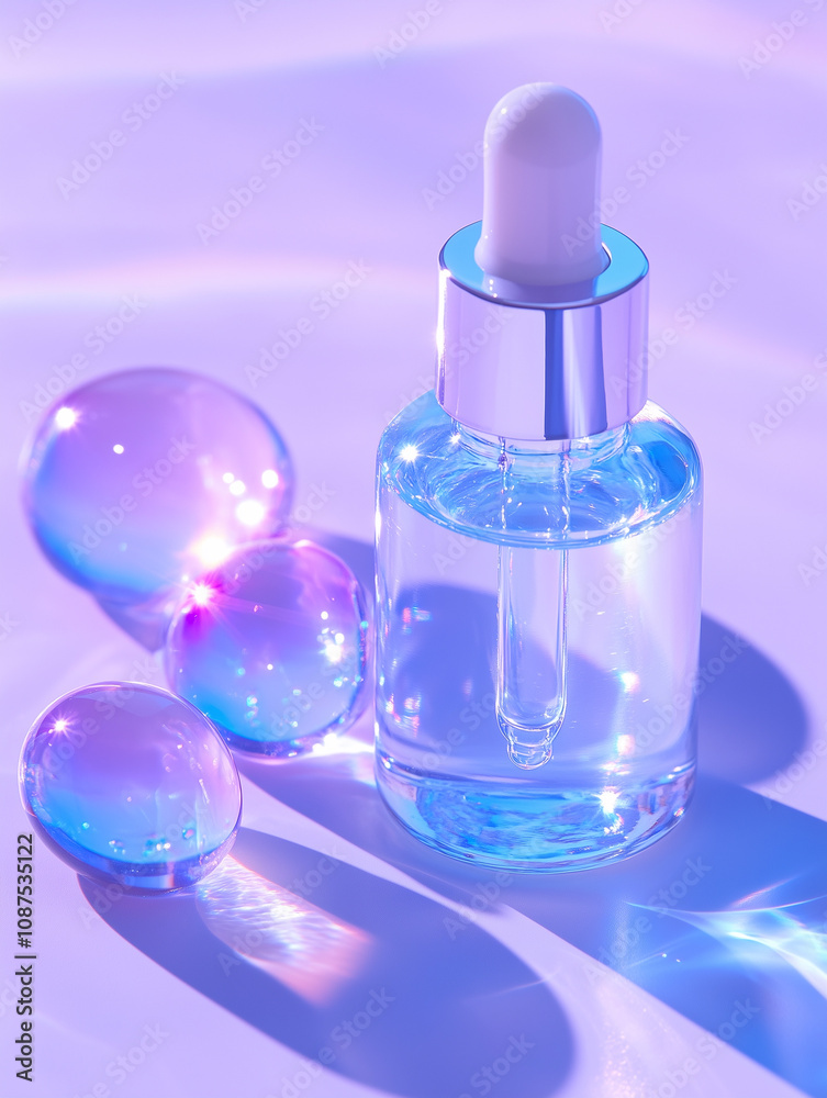 serum bottle placed on a marble slab serum bottle placed on a marble slab