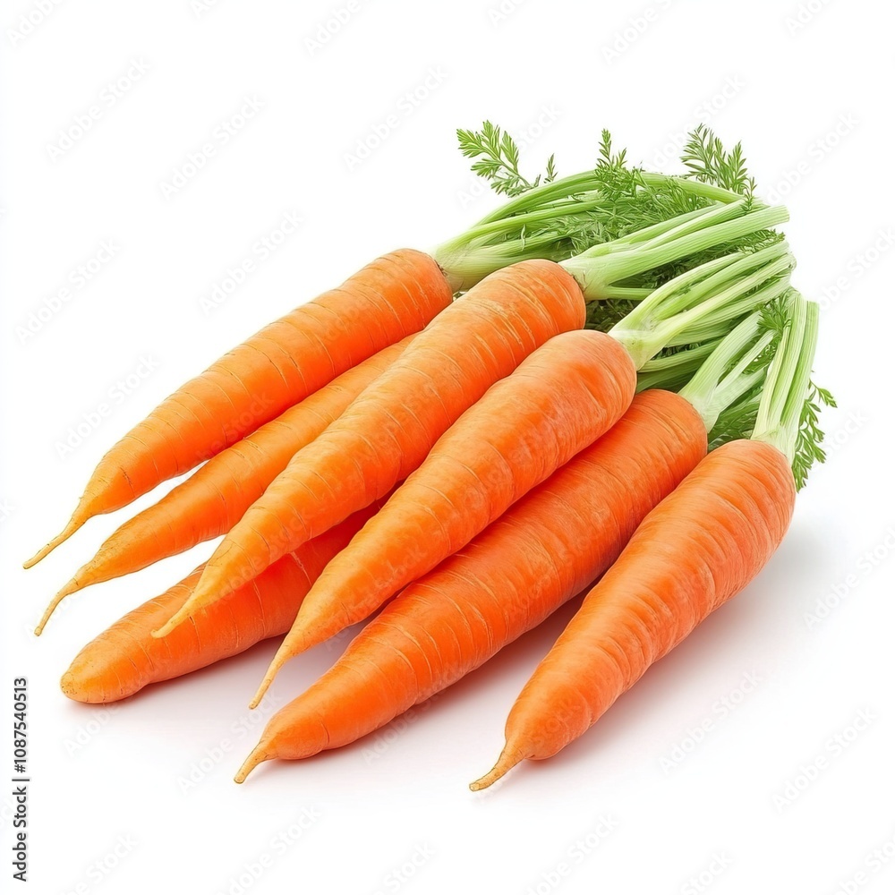Fresh, vibrant carrots with green tops, perfect for healthy meals and snacks, showcasing nature's colorful bounty. Fresh, vibrant carrots with green tops, perfect for healthy meals and snacks, showcasing nature's colorful bounty.