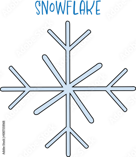 Snowflake lines