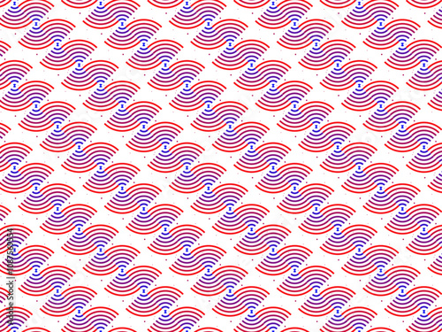 Gradient irregular gradient geometry minimal art pattern