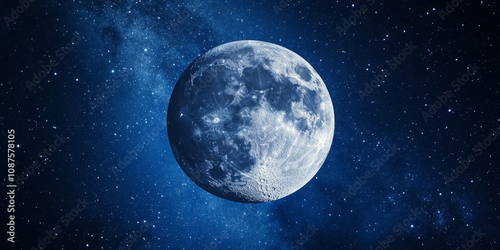Waning gibbous shines brightly against a deep blue sky, showcasing the beauty of the waning gibbous phase in a stunning celestial display, perfect for astronomy enthusiasts.