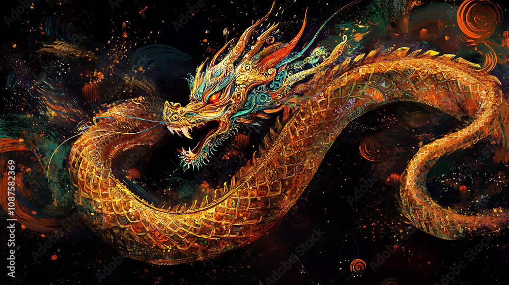 The Naga Art, wallpaper, the large snake with a crest, a symbol of greatness and prosperity. The Naga Art, wallpaper, the large snake with a crest, a symbol of greatness and prosperity.