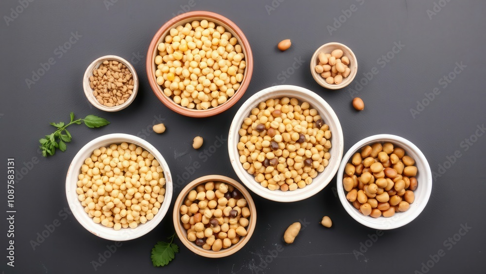 Discover the Richness of Nature: Assorted Nuts and Seeds in Bowls for Healthy Snacking and Cooking Discover the Richness of Nature: Assorted Nuts and Seeds in Bowls for Healthy Snacking and Cooking