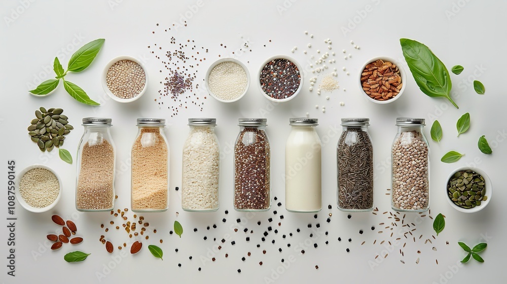 A picture that represents vegan products, Generative Ai. A picture that represents vegan products, Generative Ai.
