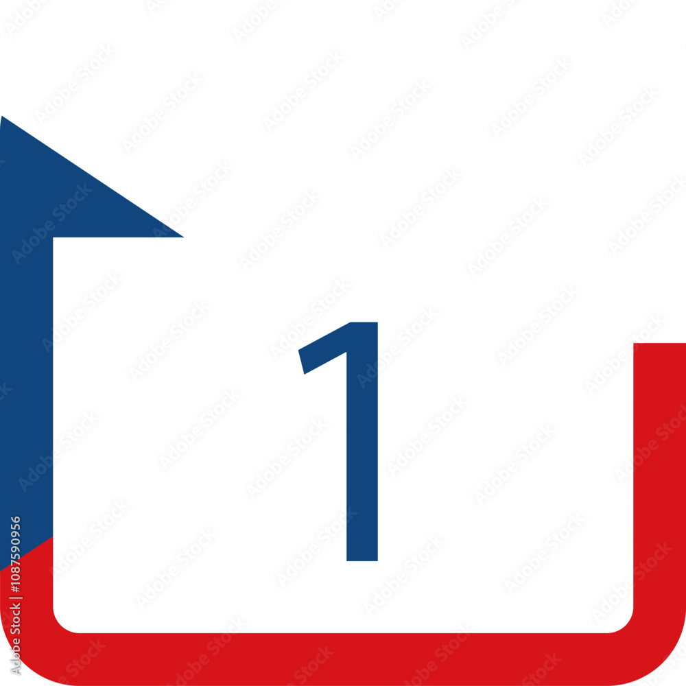 Czechia Flag On Date in Calender icon Czechia Flag On Date in Calender icon