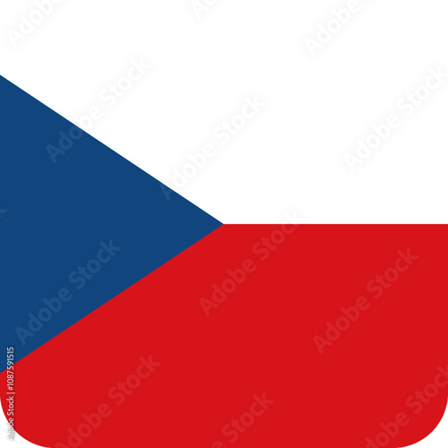 Free Download Czechia Flag Square Icon - GFXLoad