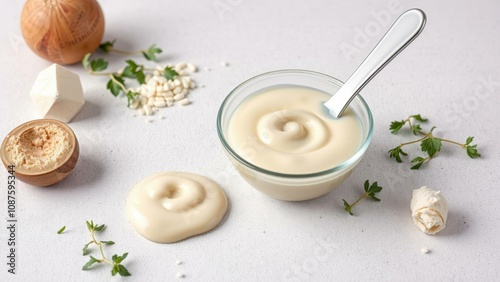 Creamy Dijon Mustard Delight: Perfect for Gourmet Dishes, Enhance Your Culinary Creations with This Rich, Golden Condiment